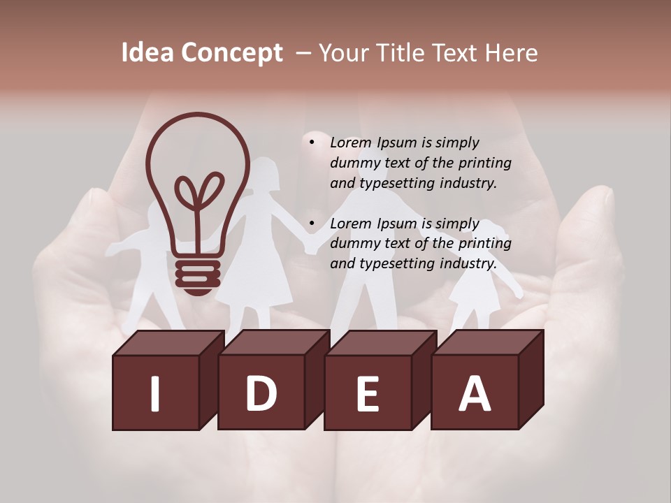 Linked Paper Group PowerPoint Template