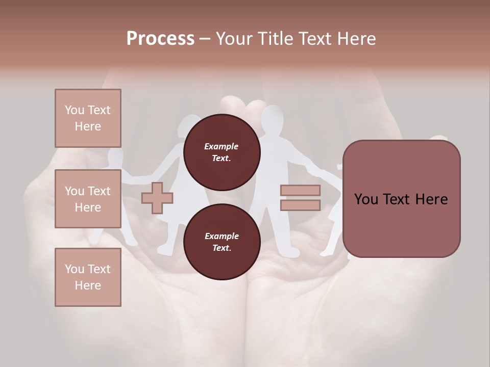 Linked Paper Group PowerPoint Template