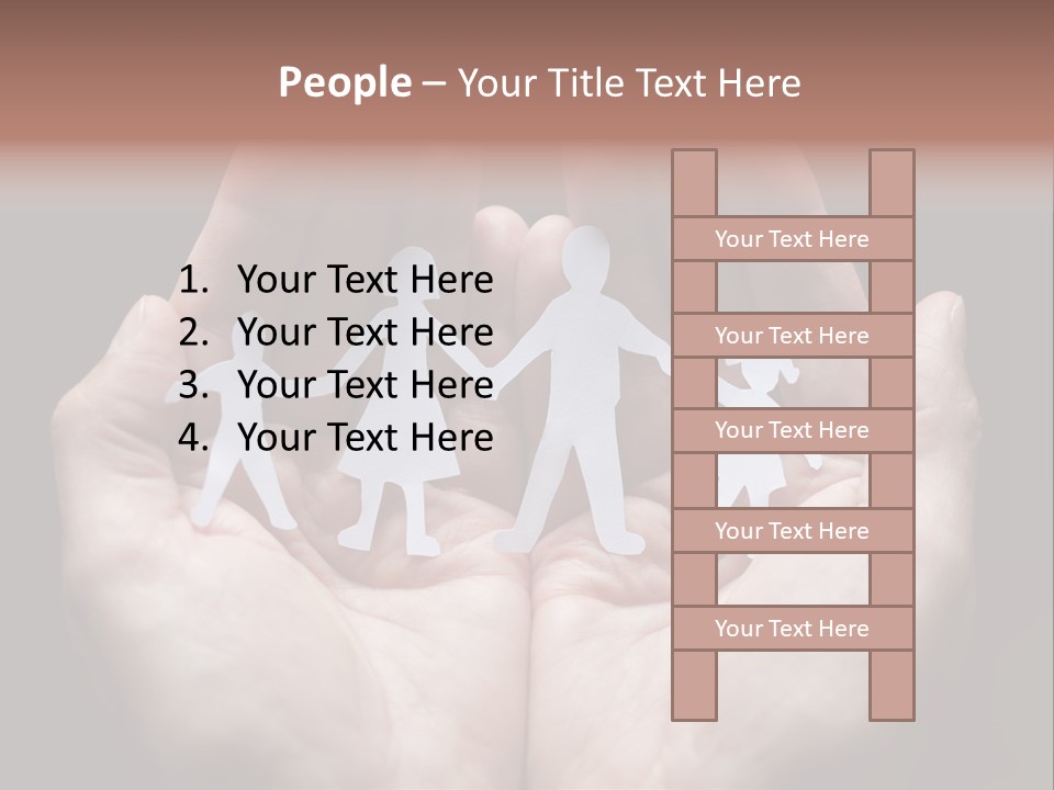 Linked Paper Group PowerPoint Template