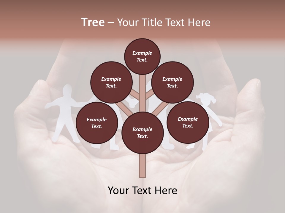 Linked Paper Group PowerPoint Template