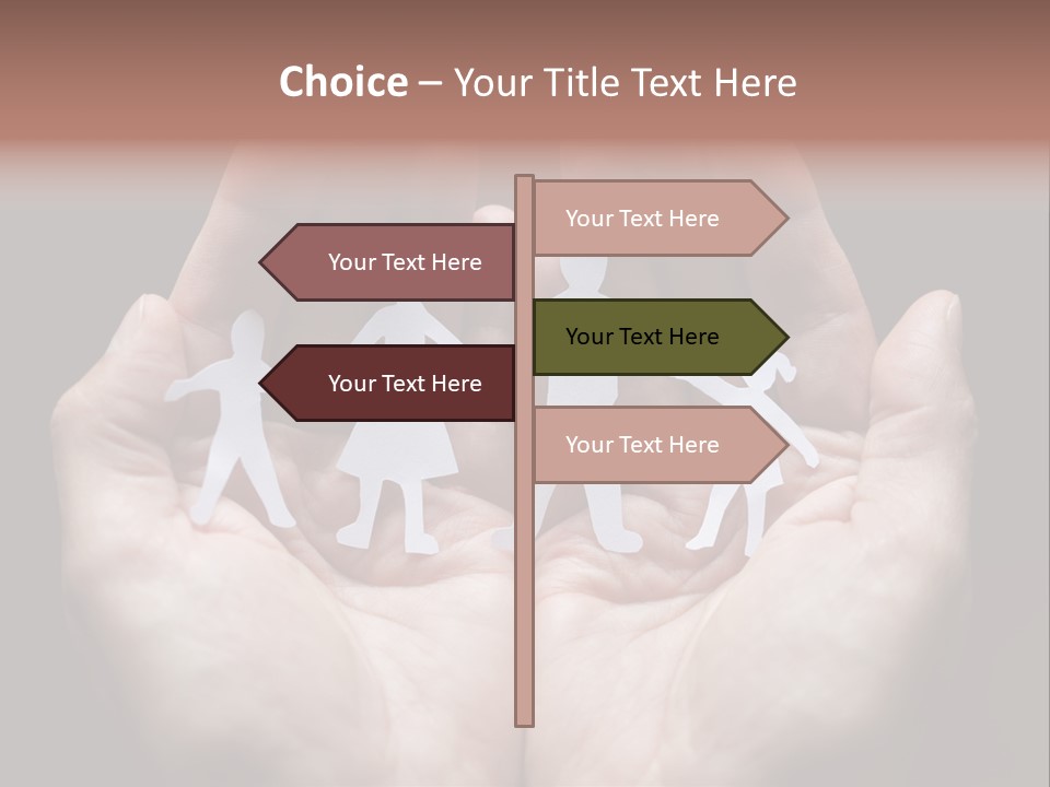 Linked Paper Group PowerPoint Template