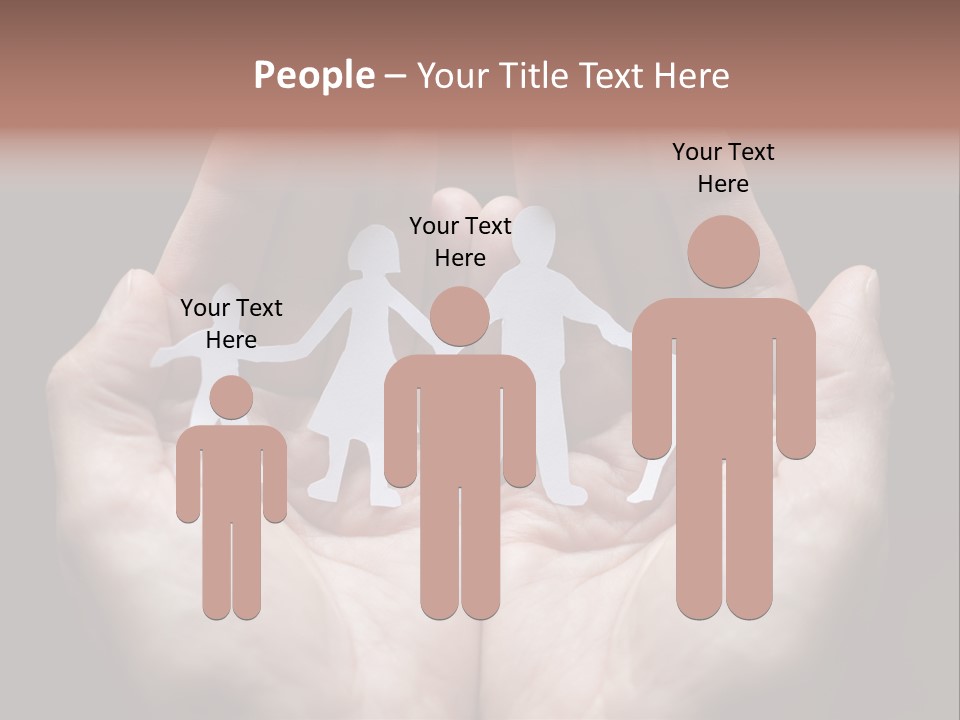 Linked Paper Group PowerPoint Template