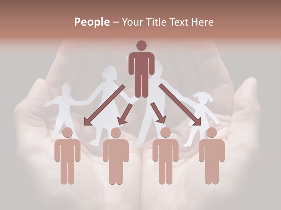 Linked Paper Group PowerPoint Template