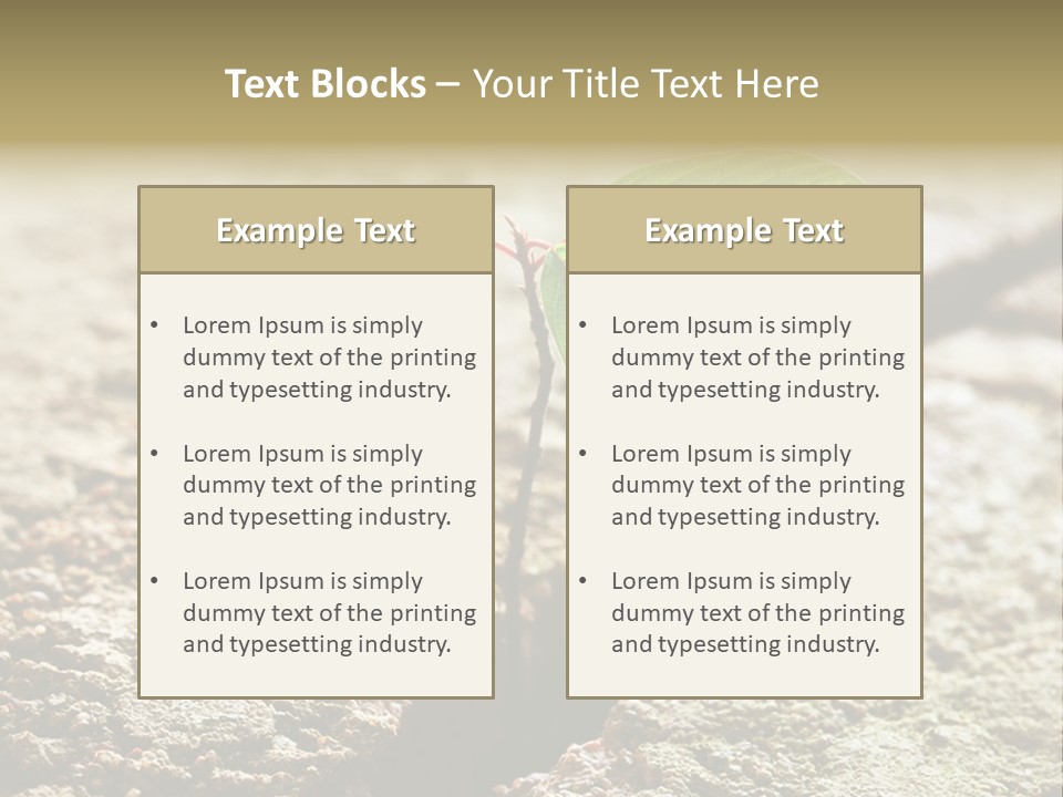 Investment Environment Concrete PowerPoint Template