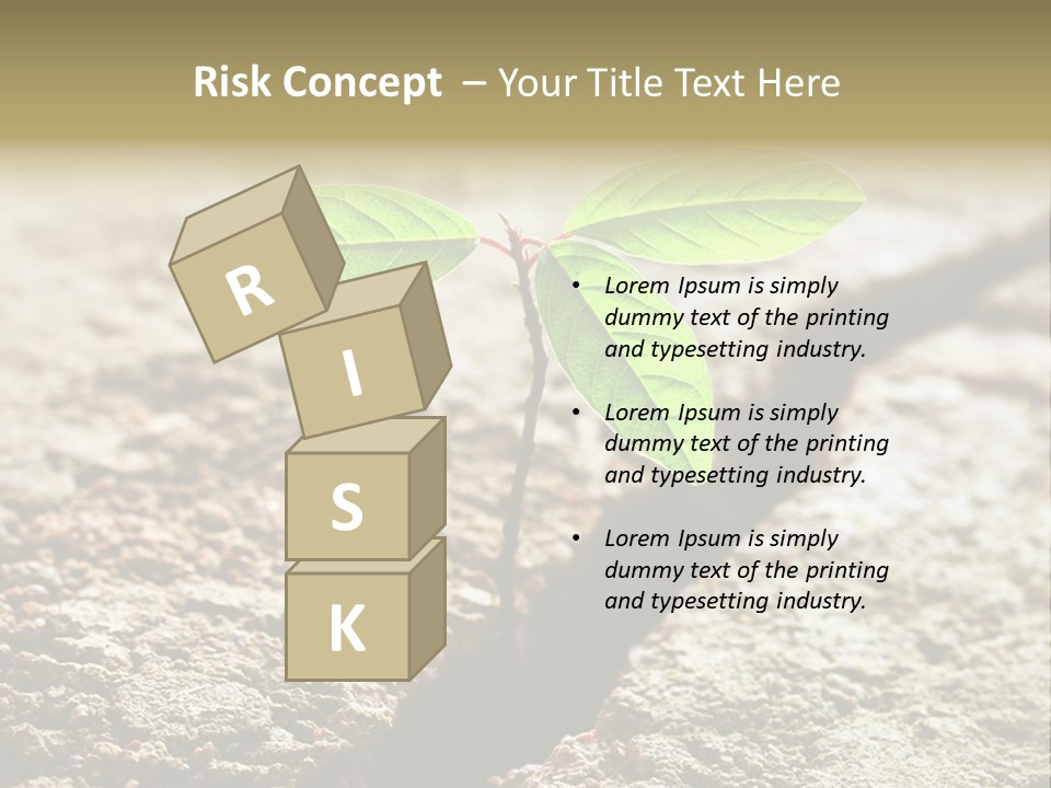 Investment Environment Concrete PowerPoint Template