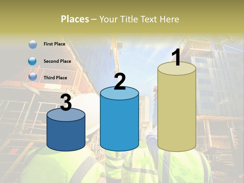 Skyscraper Steel City PowerPoint Template