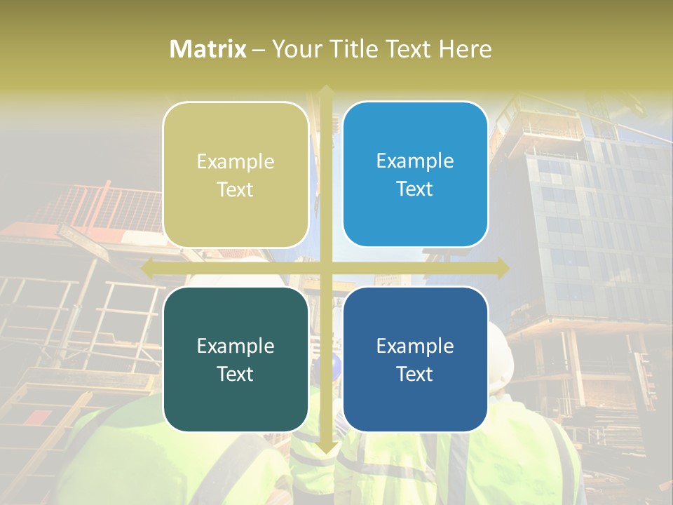 Skyscraper Steel City PowerPoint Template