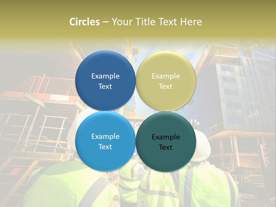 Skyscraper Steel City PowerPoint Template