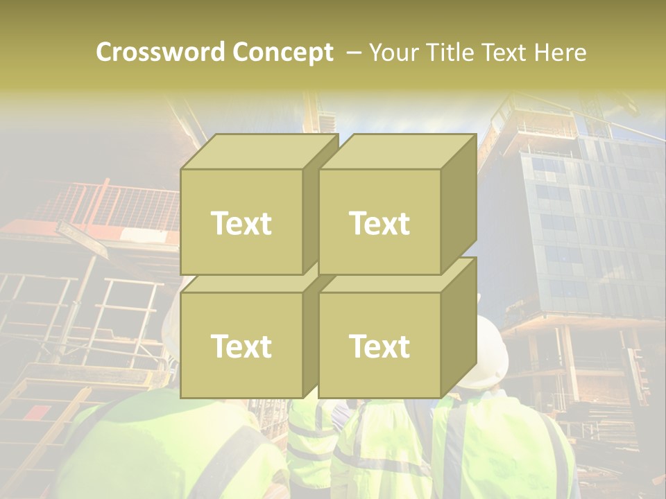 Skyscraper Steel City PowerPoint Template
