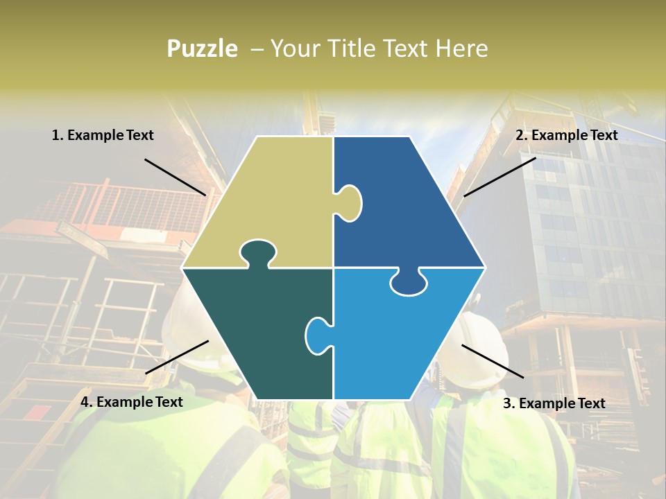 Skyscraper Steel City PowerPoint Template