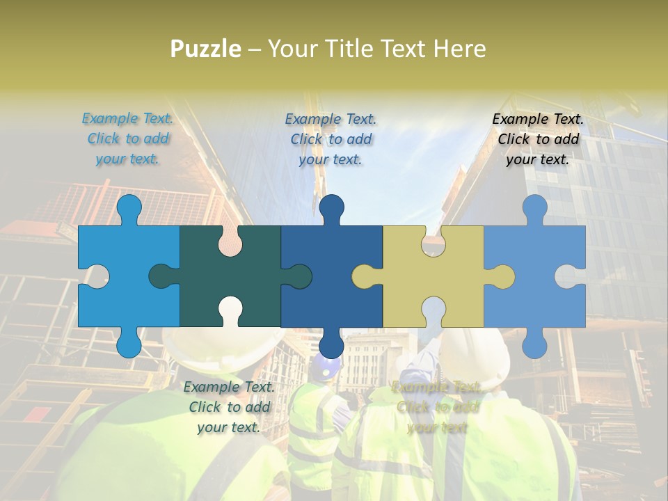 Skyscraper Steel City PowerPoint Template