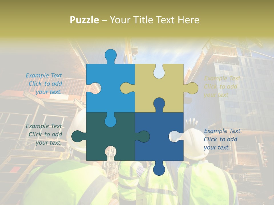 Skyscraper Steel City PowerPoint Template