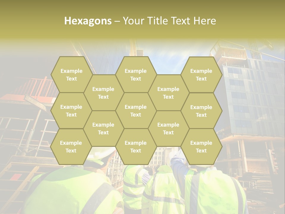 Skyscraper Steel City PowerPoint Template