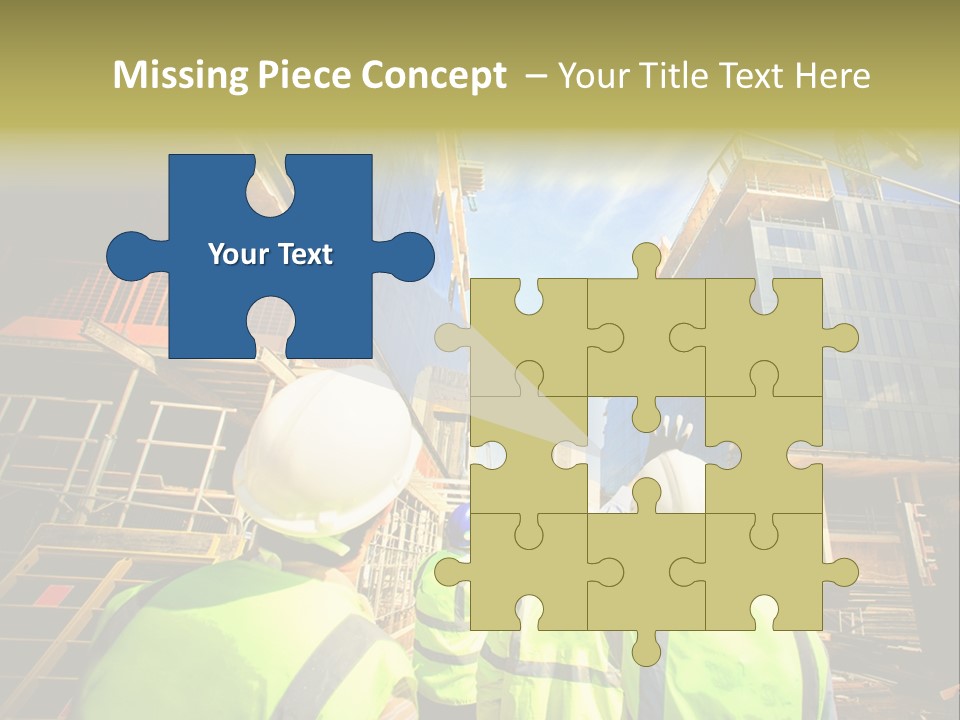 Skyscraper Steel City PowerPoint Template