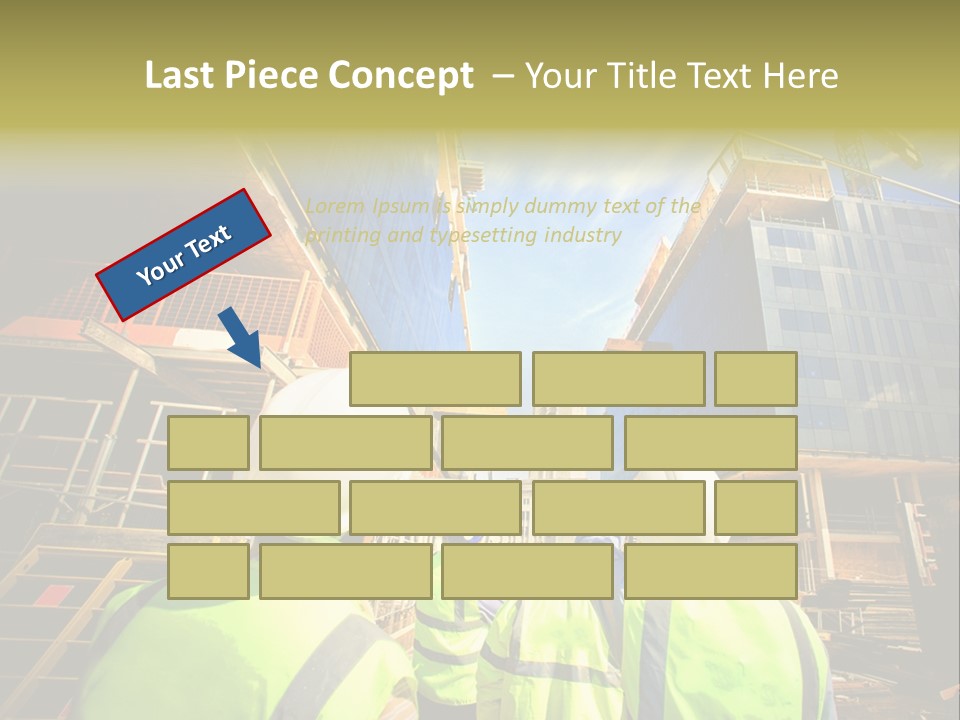 Skyscraper Steel City PowerPoint Template