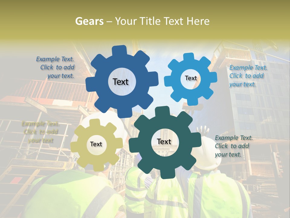 Skyscraper Steel City PowerPoint Template