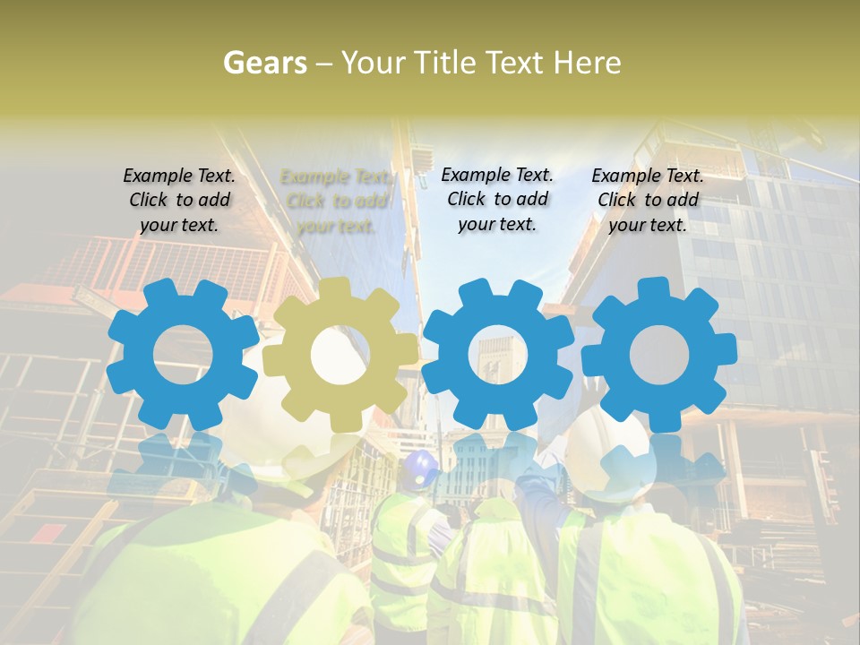 Skyscraper Steel City PowerPoint Template