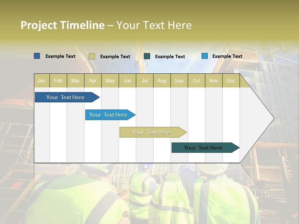Skyscraper Steel City PowerPoint Template