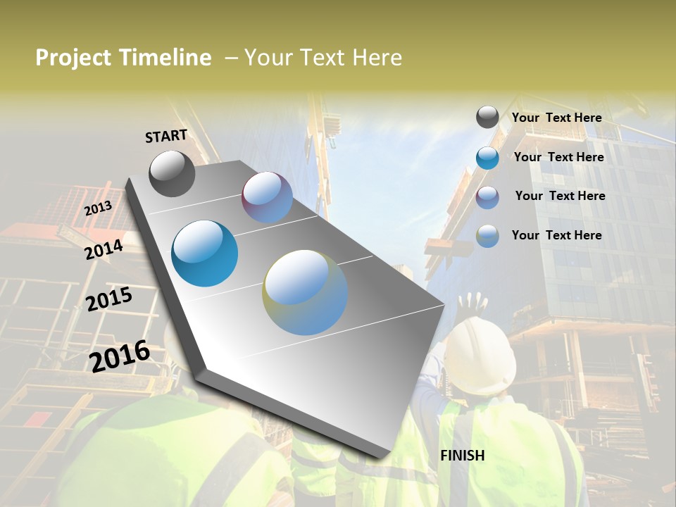 Skyscraper Steel City PowerPoint Template
