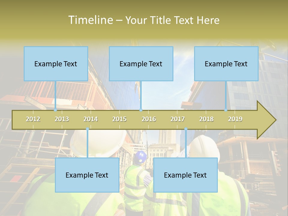 Skyscraper Steel City PowerPoint Template