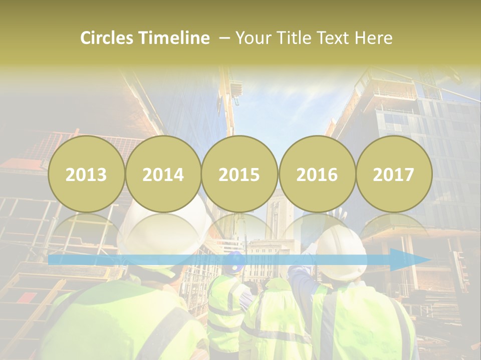 Skyscraper Steel City PowerPoint Template