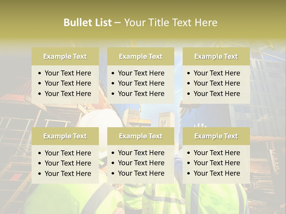 Skyscraper Steel City PowerPoint Template