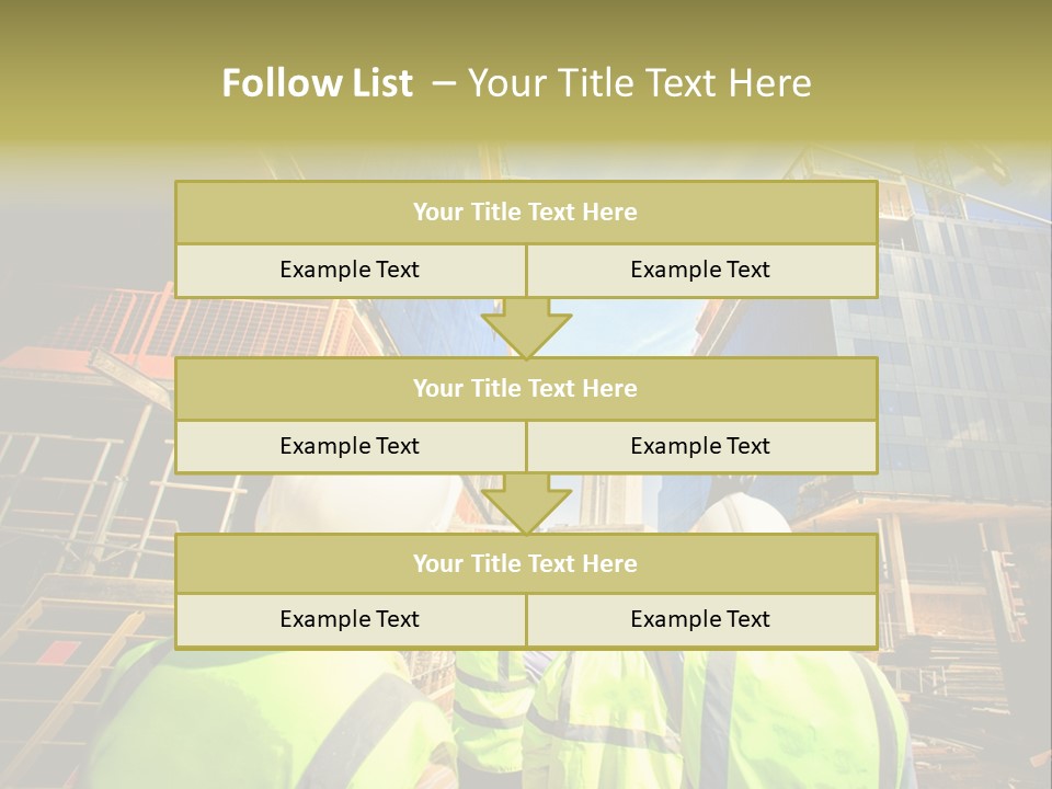 Skyscraper Steel City PowerPoint Template
