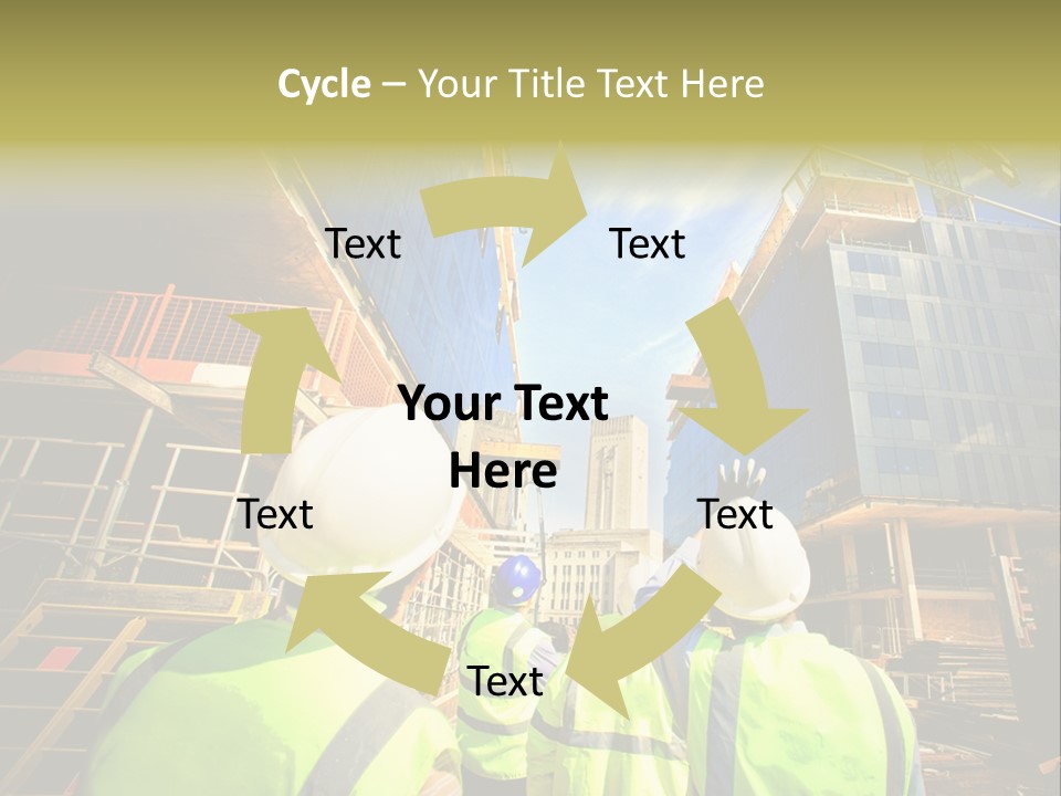Skyscraper Steel City PowerPoint Template