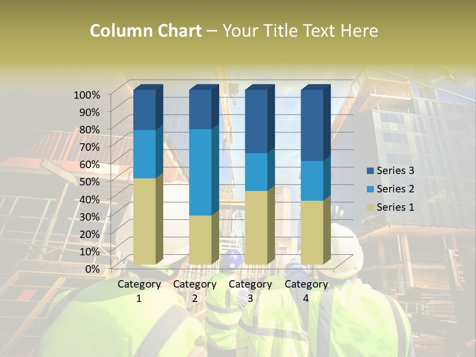 Skyscraper Steel City PowerPoint Template