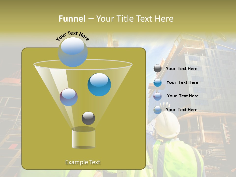 Skyscraper Steel City PowerPoint Template
