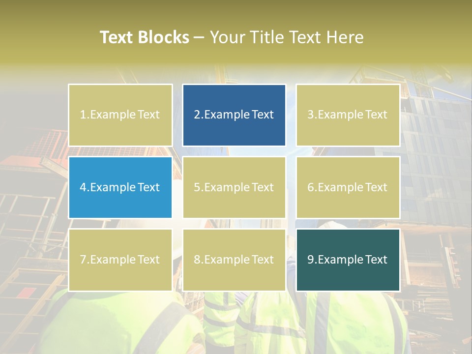 Skyscraper Steel City PowerPoint Template