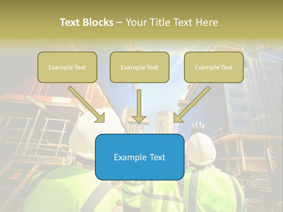 Skyscraper Steel City PowerPoint Template
