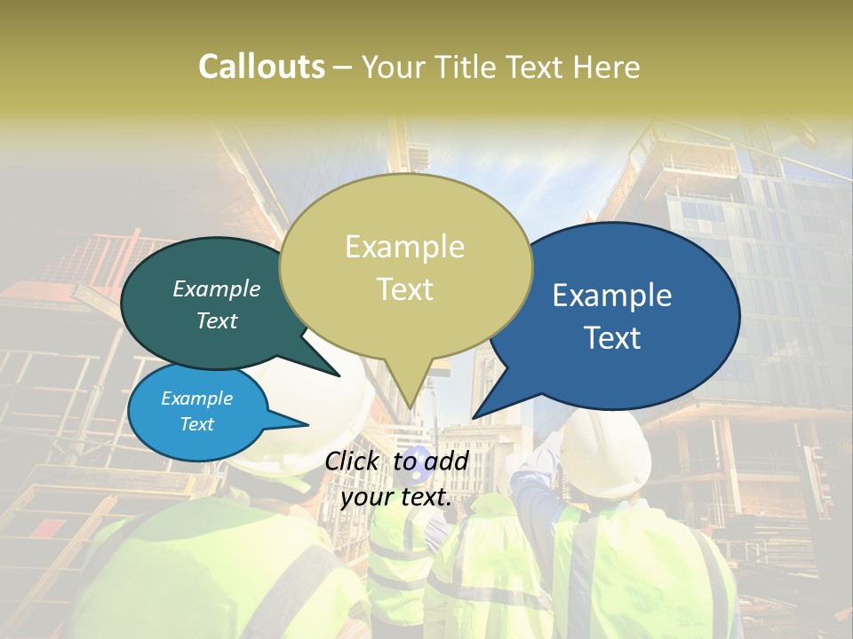 Skyscraper Steel City PowerPoint Template