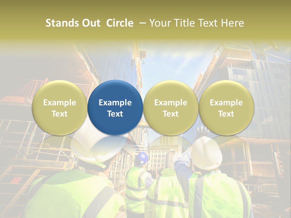 Skyscraper Steel City PowerPoint Template