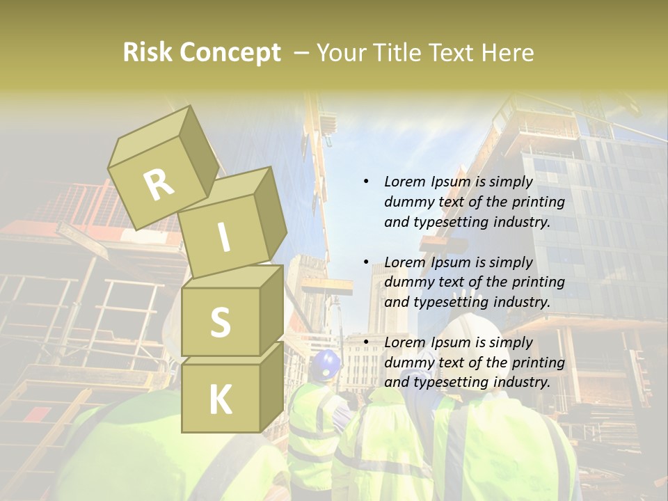 Skyscraper Steel City PowerPoint Template