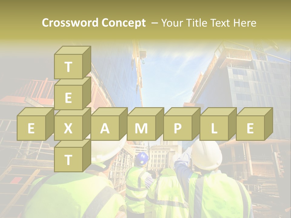 Skyscraper Steel City PowerPoint Template