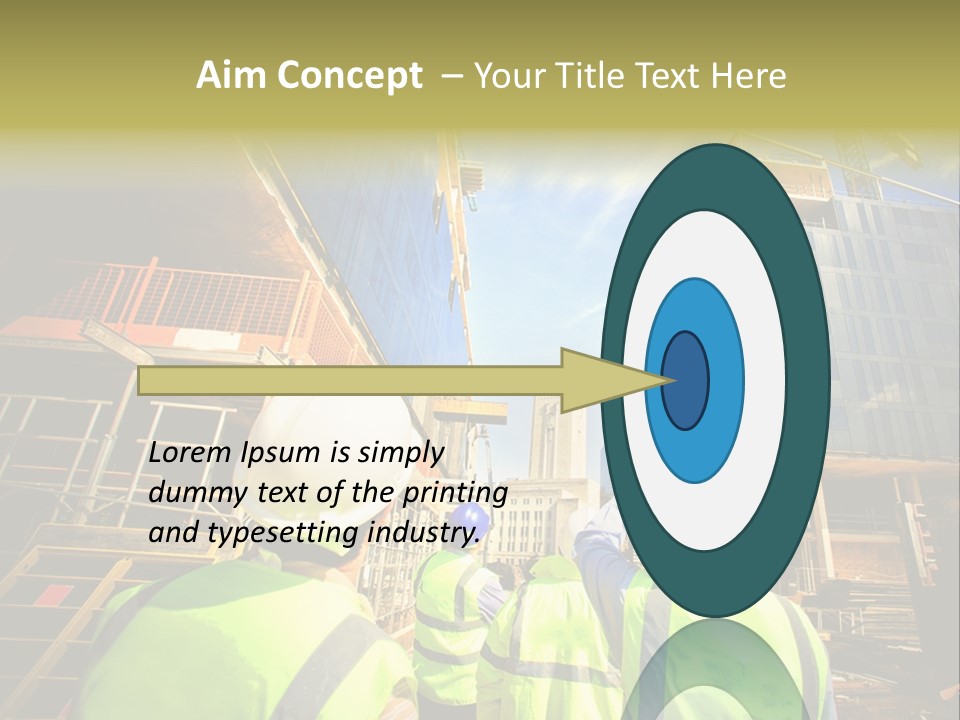 Skyscraper Steel City PowerPoint Template