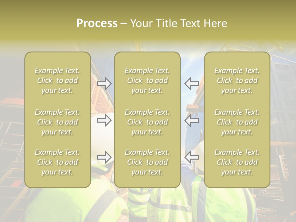 Skyscraper Steel City PowerPoint Template