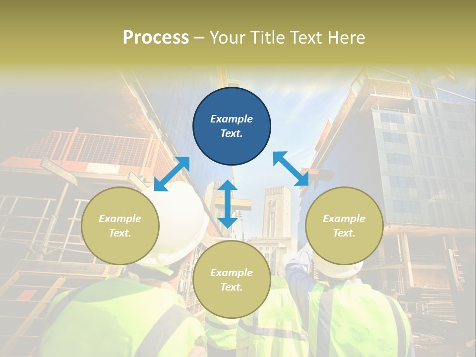 Skyscraper Steel City PowerPoint Template