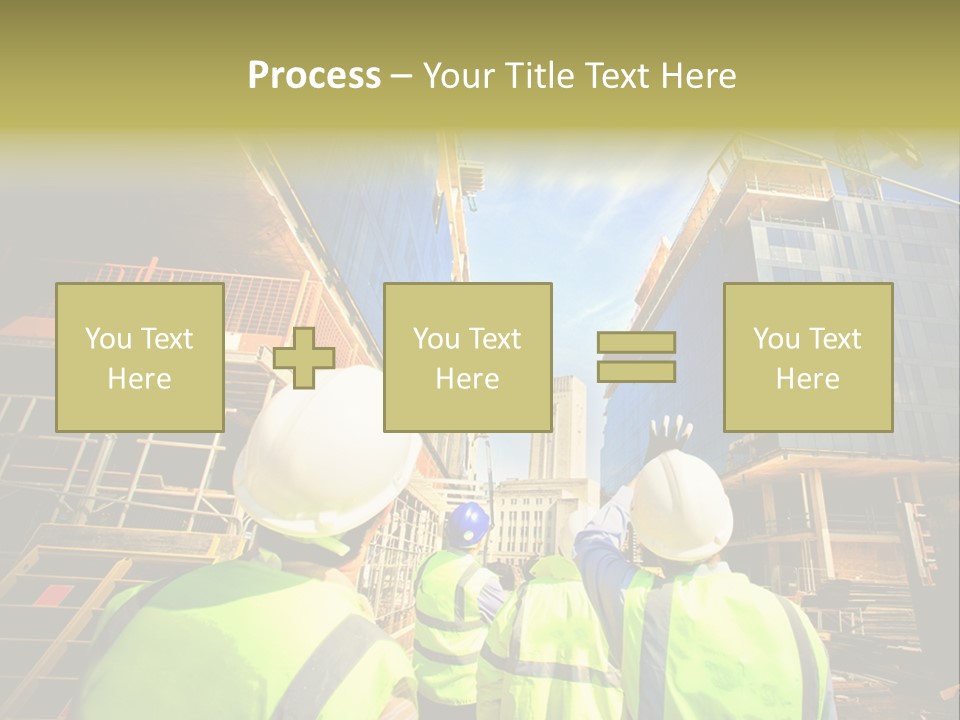 Skyscraper Steel City PowerPoint Template