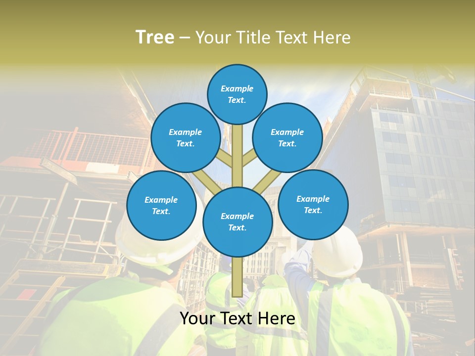 Skyscraper Steel City PowerPoint Template