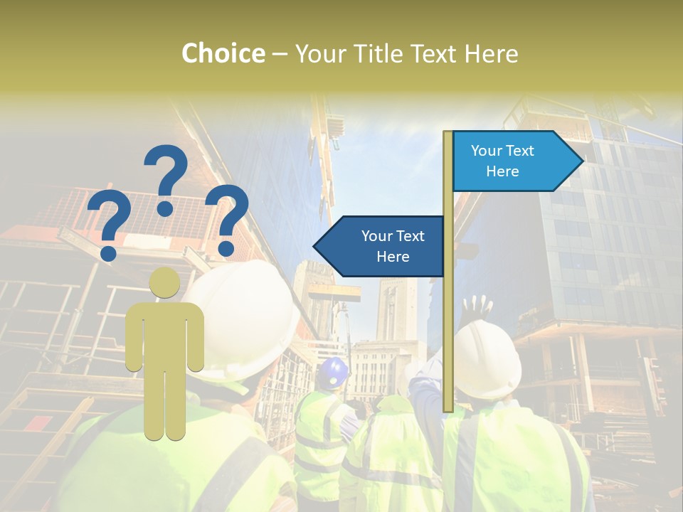 Skyscraper Steel City PowerPoint Template