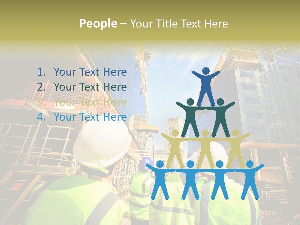 Skyscraper Steel City PowerPoint Template