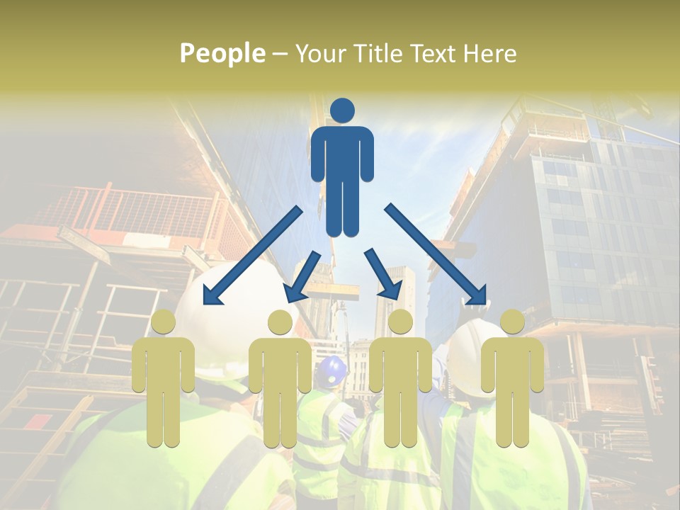 Skyscraper Steel City PowerPoint Template