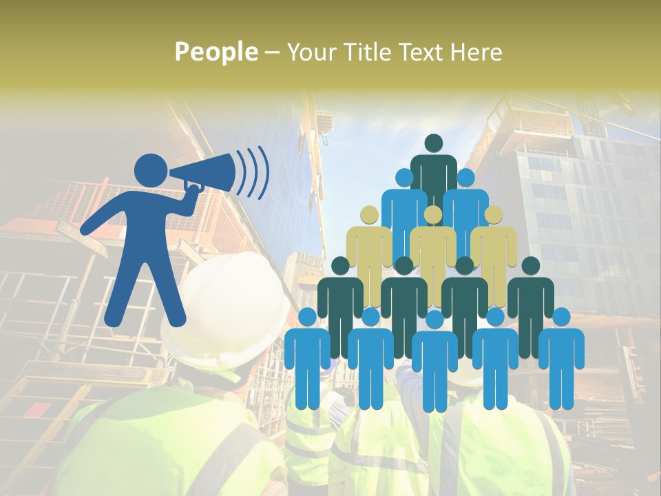 Skyscraper Steel City PowerPoint Template