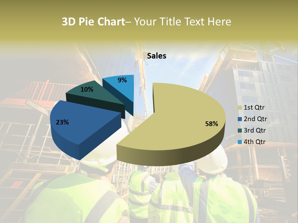 Skyscraper Steel City PowerPoint Template