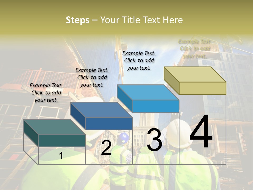 Skyscraper Steel City PowerPoint Template