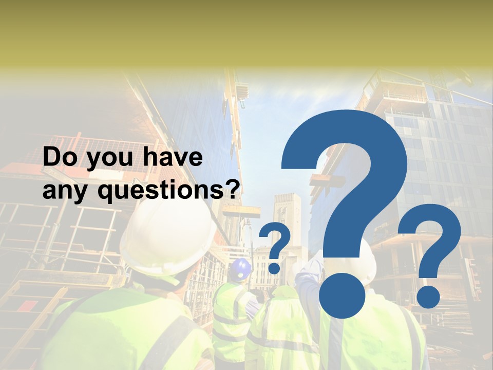 Skyscraper Steel City PowerPoint Template