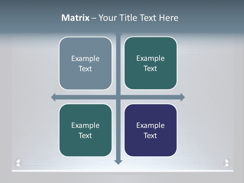 Simplicity Iron Fastening PowerPoint Template