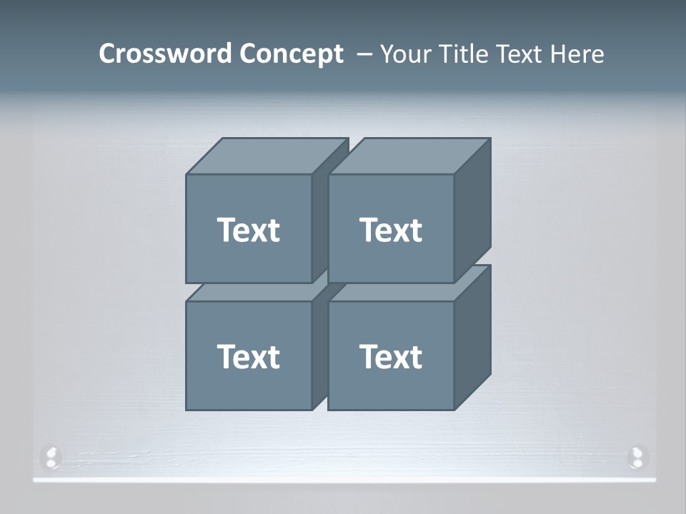 Simplicity Iron Fastening PowerPoint Template